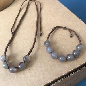 Necklace and bracelet set from Bali